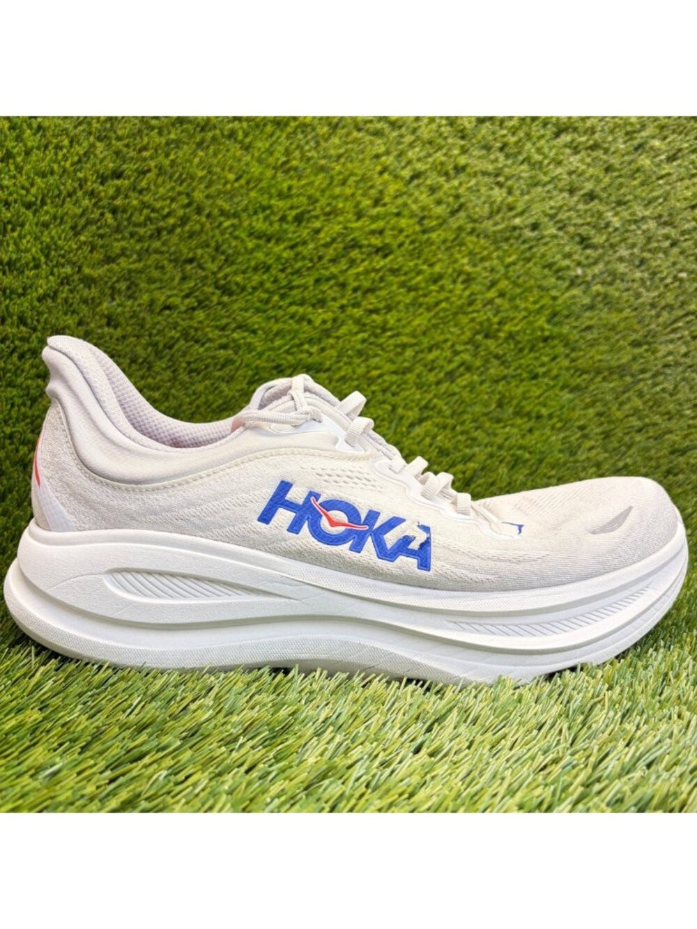 Hoka One One Bondi 9 Cosmic Gray Mens Size 12.5EE Running Walking Shoes Sneakers
